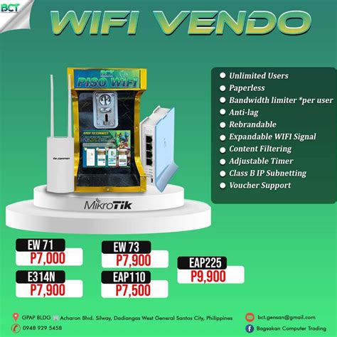baste piso wifi|Mikrotik Base Piso WIfi Set .